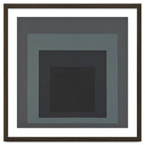 JOSEF ALBERS - HOMAGE TO THE SQUARE BLACK GREY thumbnail