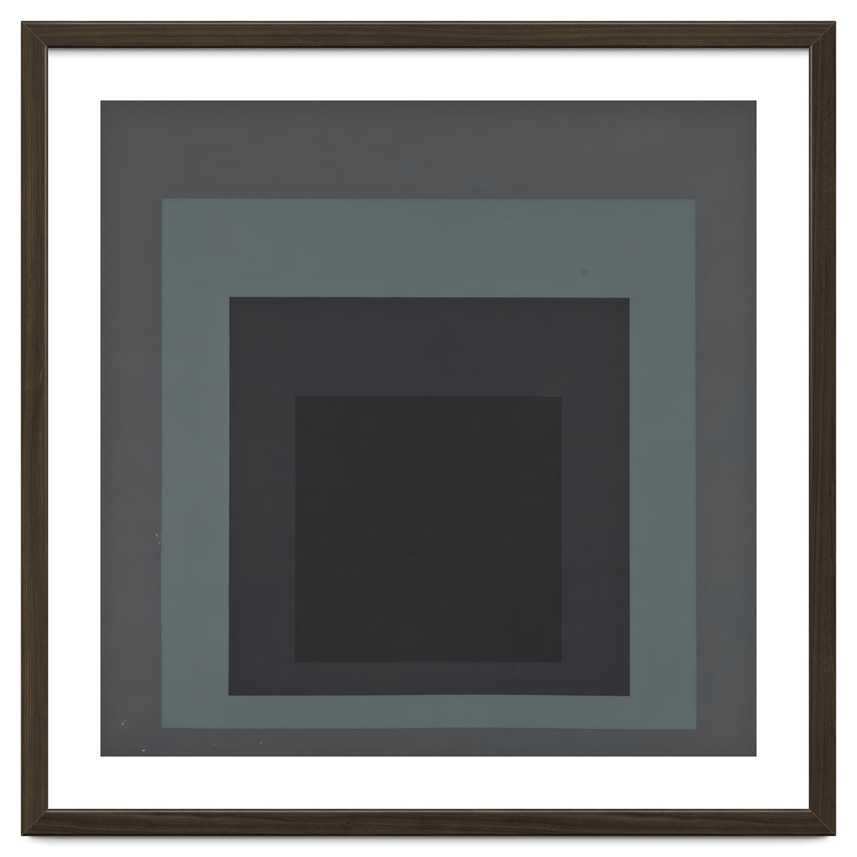 JOSEF ALBERS - HOMAGE TO THE SQUARE BLACK GREY