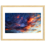 Cloudy sky at sunset thumbnail