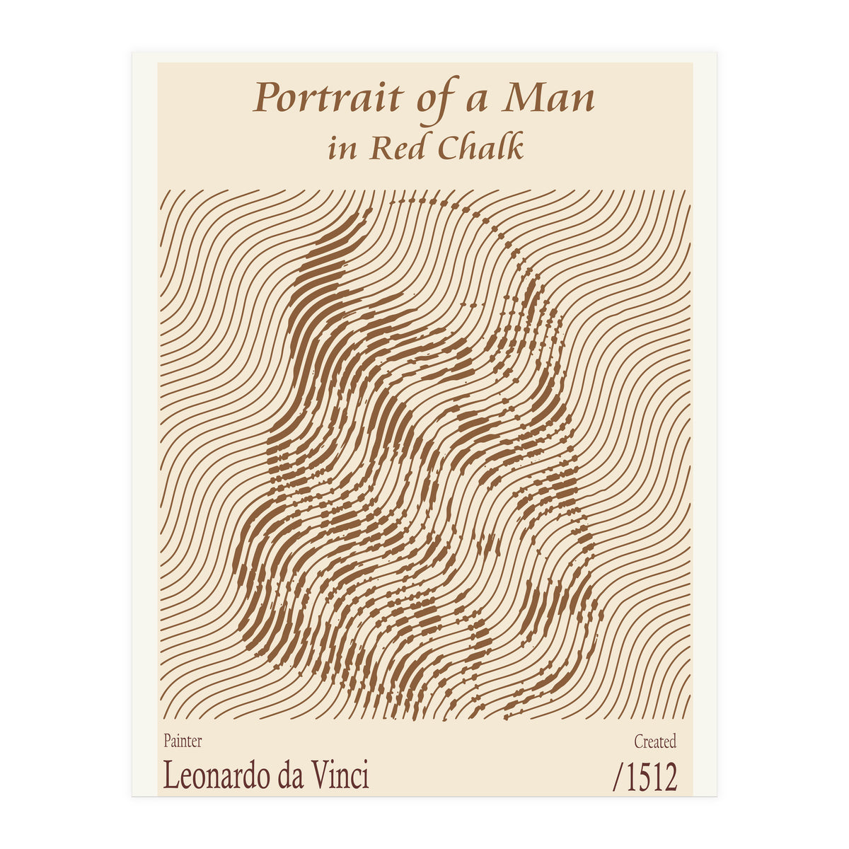 Portrait Of A Man In Red Chalk (self Portrait) – Leonardo Da Vinci (1512) (Print Only)