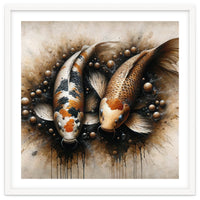 Powerful Koi Fish Pair
