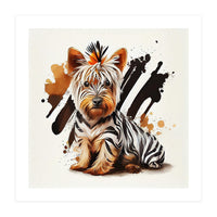 Watercolor Yorkshire Terrier Dog (Print Only)