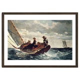 Winslow Homer: Breezing Up (A Fair Wind). Date/Period: 1873 - 1876. Painting. thumbnail