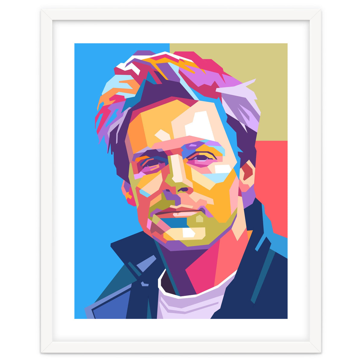 Bryan Adams pop art portrait
