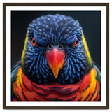 Close Up Of A Colorful Rainbow Lorikeet Bird thumbnail