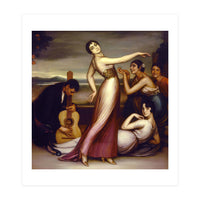 An Allegory of Happiness - 1917 - oil on canvas - 161x157 cm. (Print Only)