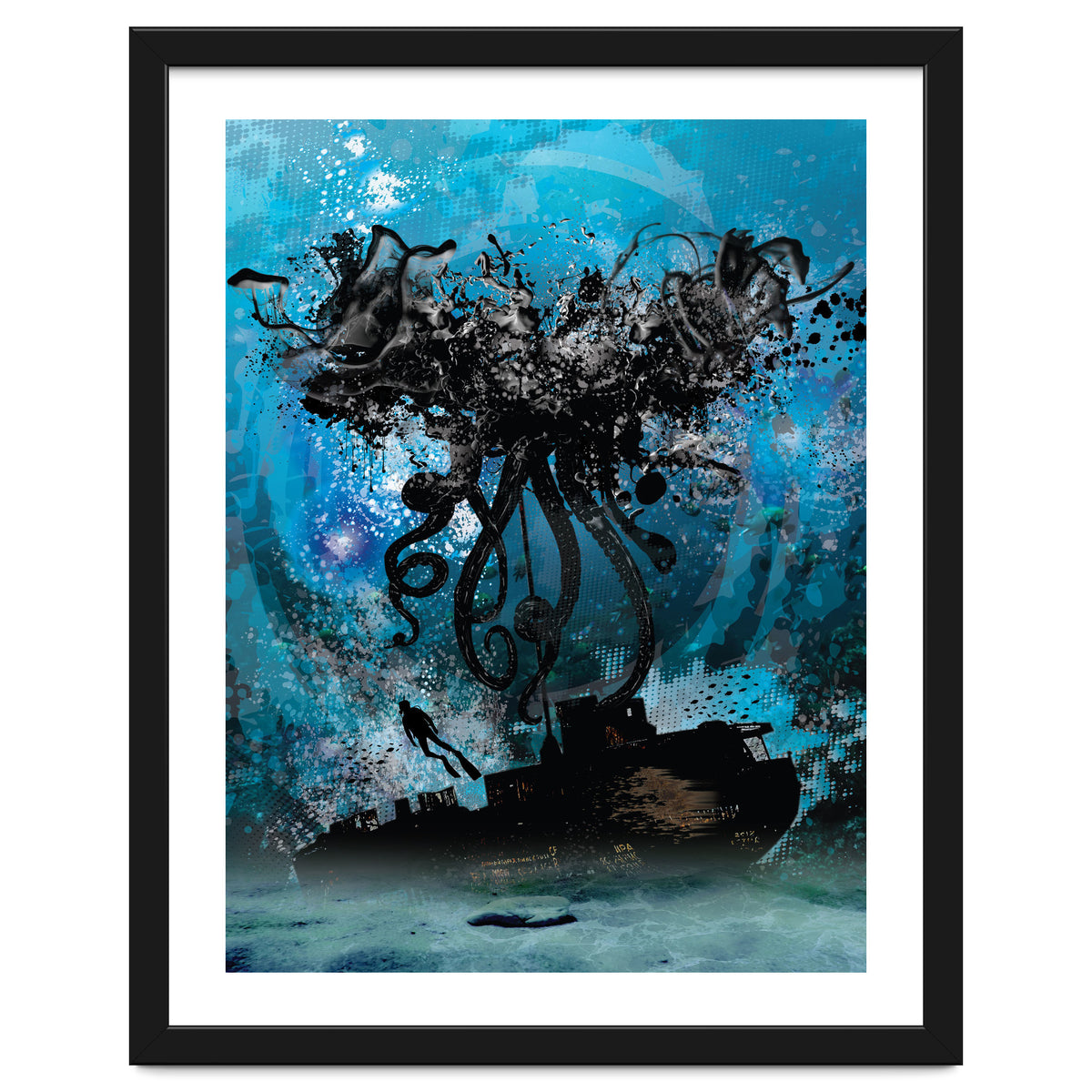 Ink Octopus Shipwreck