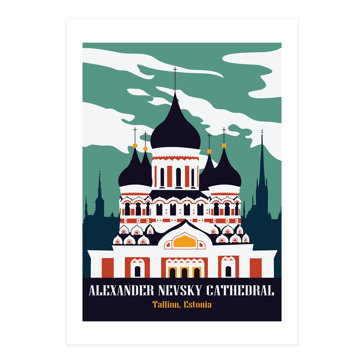 Alexander Nevsky Cathedral, Talinn, Estonia (Print Only)