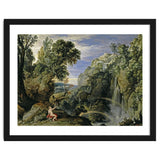 Pedro Pablo Rubens; Paul Bril / 'Landscape with Psyche and Jupiter', 1610; ca. 1630, Flemish Scho... thumbnail