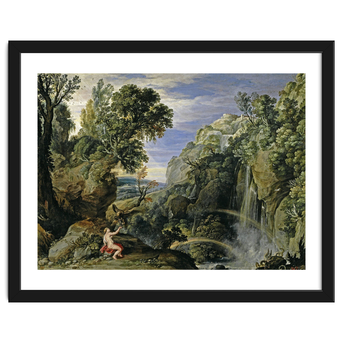 Pedro Pablo Rubens; Paul Bril / 'Landscape with Psyche and Jupiter', 1610; ca. 1630, Flemish Scho...