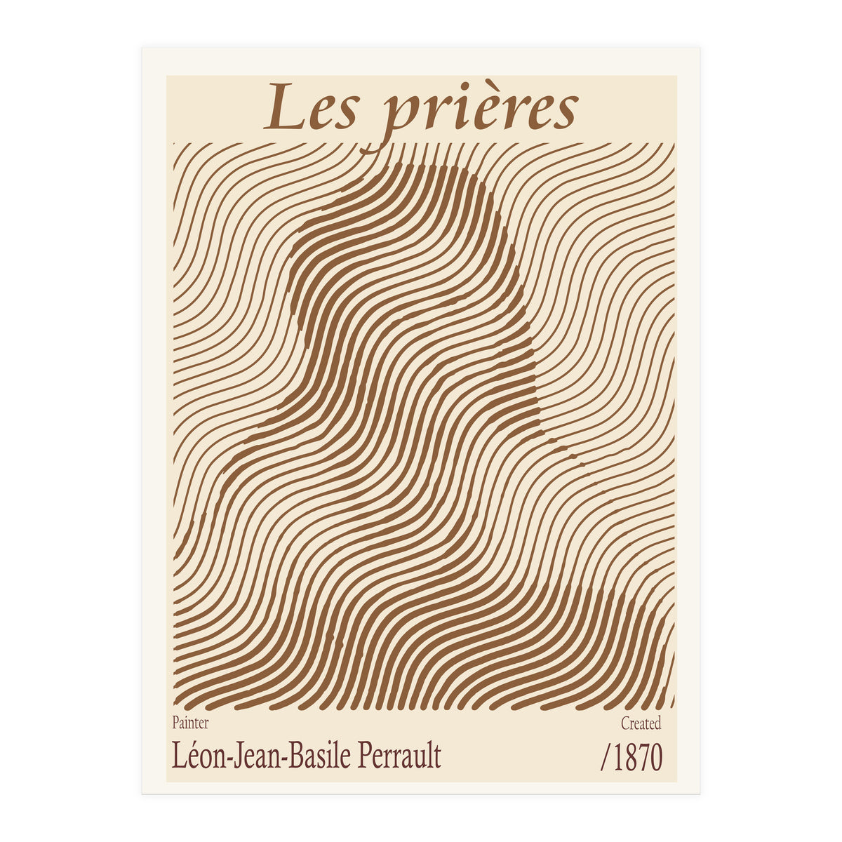 Les Prières – Léon Jean Basile Perrault (1870) (Print Only)