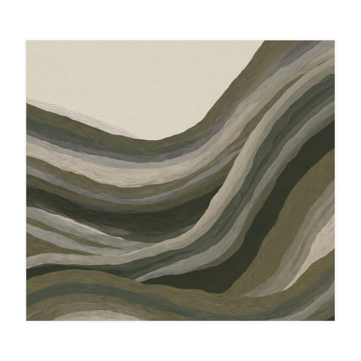 Moody Abstract Hills (Print Only)