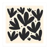 Abstract Monochrome Flowers 1 (Print Only) thumbnail