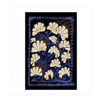 Klimts blooming  black (Print Only)