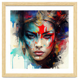 Crowned Mask Asian Warrior Portrait thumbnail