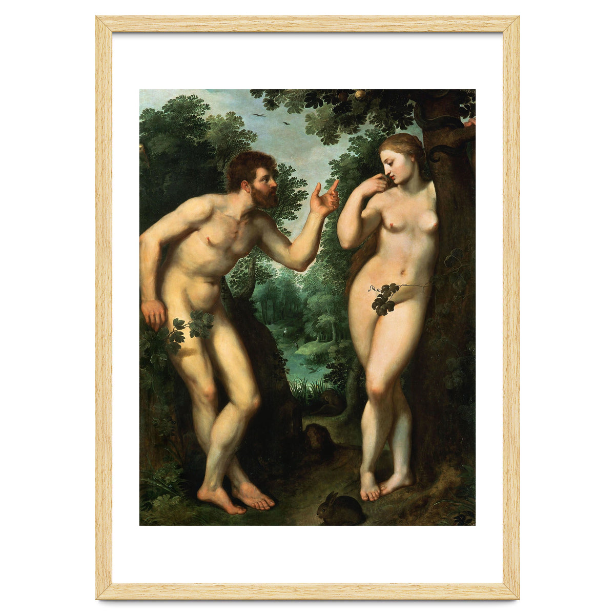 Peter Paul Rubens / 'Adam and Eve', c. 1597, Oil on panel, 180 x 158 cm. Pieter Paul Rubens.