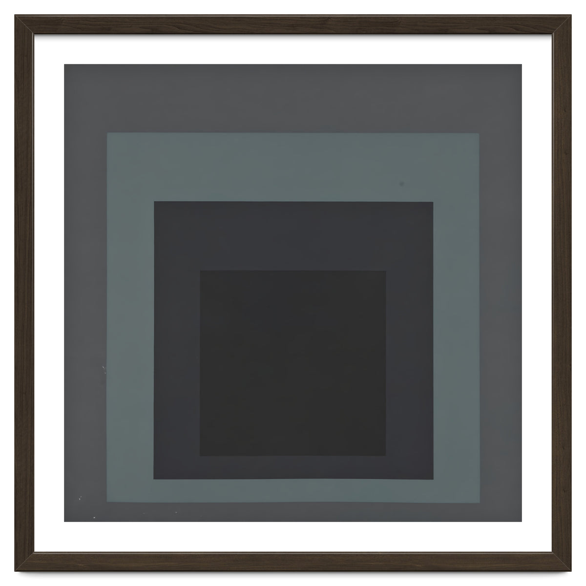 JOSEF ALBERS - HOMAGE TO THE SQUARE BLACK GREY