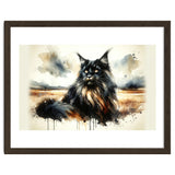 Mystical Black Cat In The Wild thumbnail