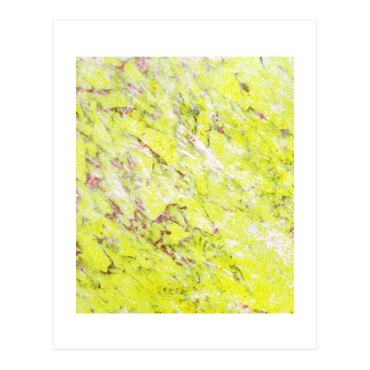 Lemon & Pink Marble (Print Only)