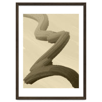 Brushstrokes in Sepia