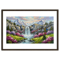 Alpine Waterfall Serenade