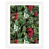Banano Leaves Dark Jungle Red thumbnail