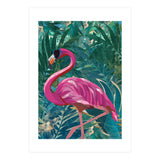 Flamingo in the jungle (Print Only) thumbnail