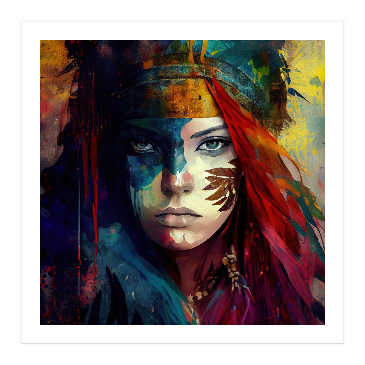 Powerful Warrior Woman #10 (Print Only)