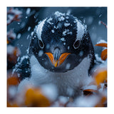Close Up Of A Gentoo Penguin In The Snow (Print Only) thumbnail