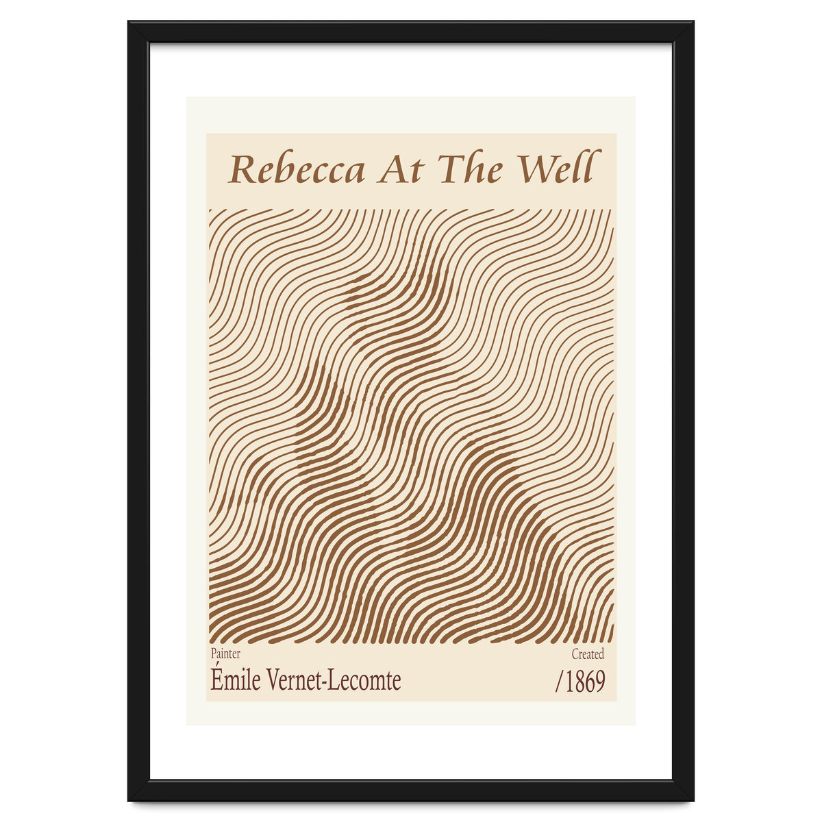 Rebecca At The Well – Émile Vernet Lecomte (1869)