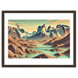 Vintage Chile, Torres Del Paine Poster thumbnail