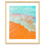 Coral Shore, Ocean Beach Photography, Summer Sea Sand Waves thumbnail