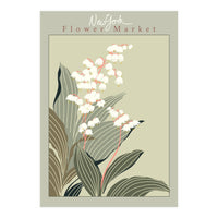 Flower Market New York Lily of the valley (Print Only)