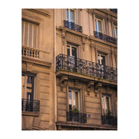 Street Photography - Haussmanian Facade, Paris (Print Only)