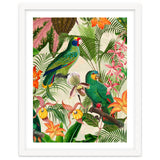 Parrots in tropical Jungle thumbnail