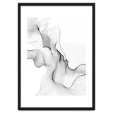 Abstract Black And White Flowing Lines thumbnail
