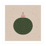 Christmas globe with snowflakes (Print Only) thumbnail