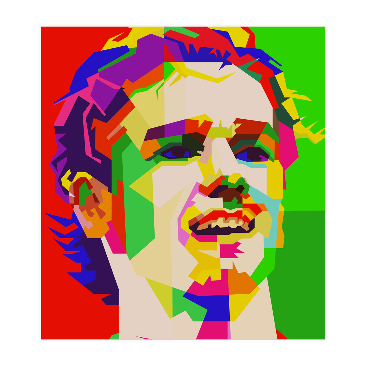 Anthoine Griezman Super Soccer Pop Art WPAP (Print Only)