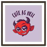 Cute as Hell Devil with Dark Text thumbnail
