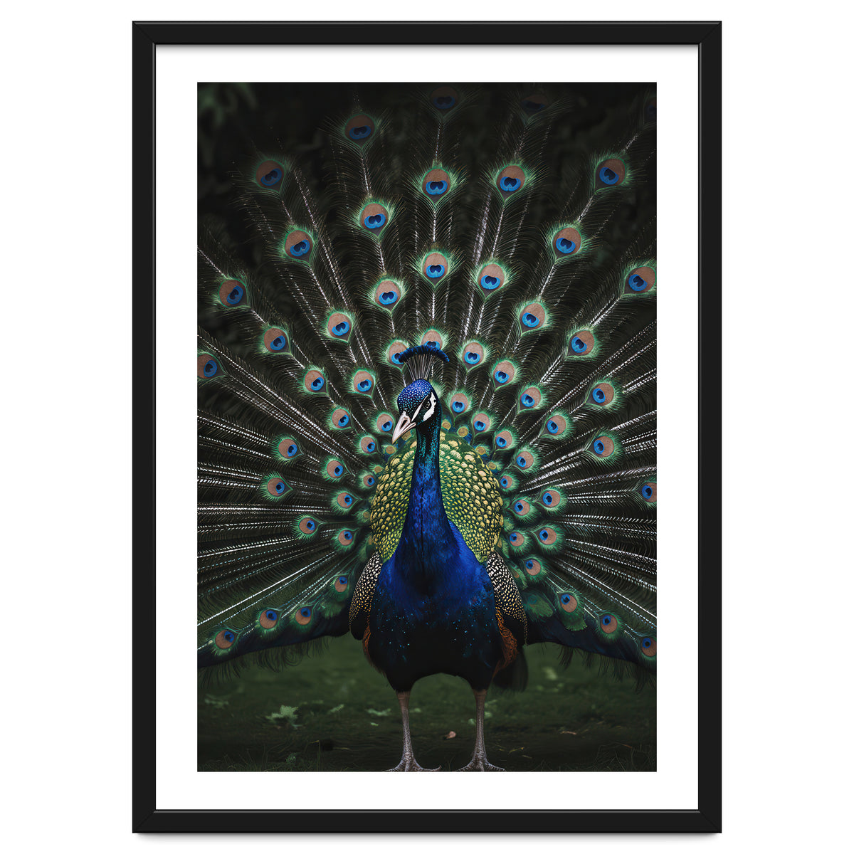 Peacock Portrait Photography