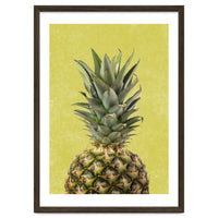 Pineapple Crown, Tropical Summer Fruit Art