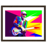 Joe Satriani Rock Guitar Instrumental Pop Art WPAP thumbnail