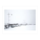 Street light and Bench in Winter snowscape (Print Only) thumbnail