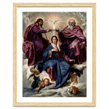 'The Coronation of the Virgin', ca. 1635, Spanish School, Oil on canvas, 176 cm x 124 cm, P01168. thumbnail