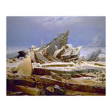 'The Sea of Ice', c. 1823-1824,  Oil on canvas, 96.7 x 126.9 cm. (Print Only) thumbnail