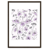 Wild Roses Floral Pattern - Purple thumbnail