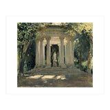 THE VILLA ADRIANA OF TIVOLI (ROME) - 1926 - OIL ON CANVAS - 0.60 X 0.70 M. (Print Only) thumbnail