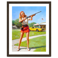 Pinup Shooting Girl