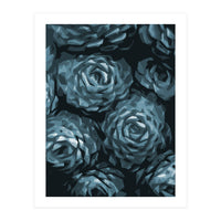 Succulent Plant Blue Ii (Print Only)