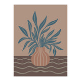 Modern Vase with Tropical Leaves (Print Only) thumbnail